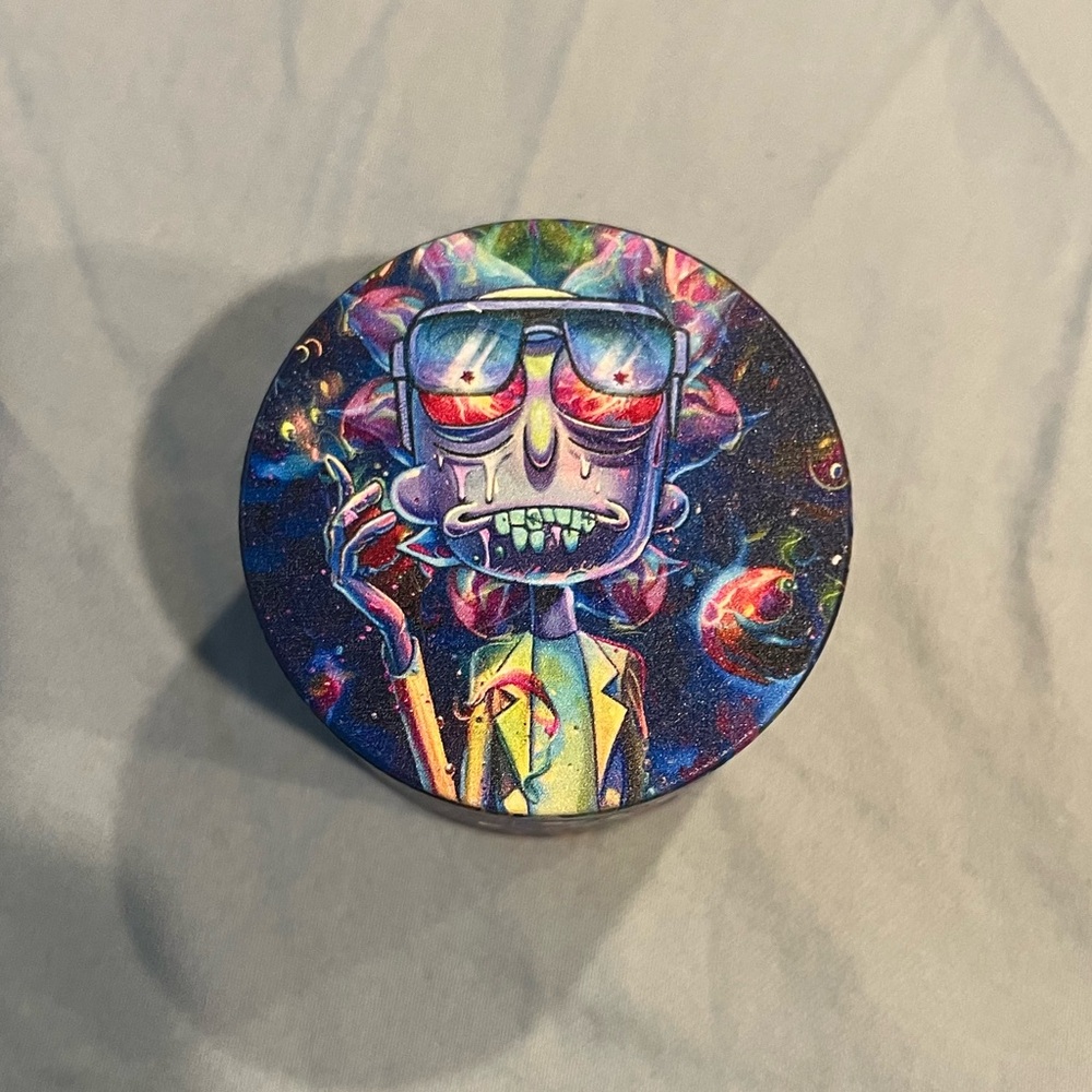 Rick and Morty Metal Herb Grinder, New